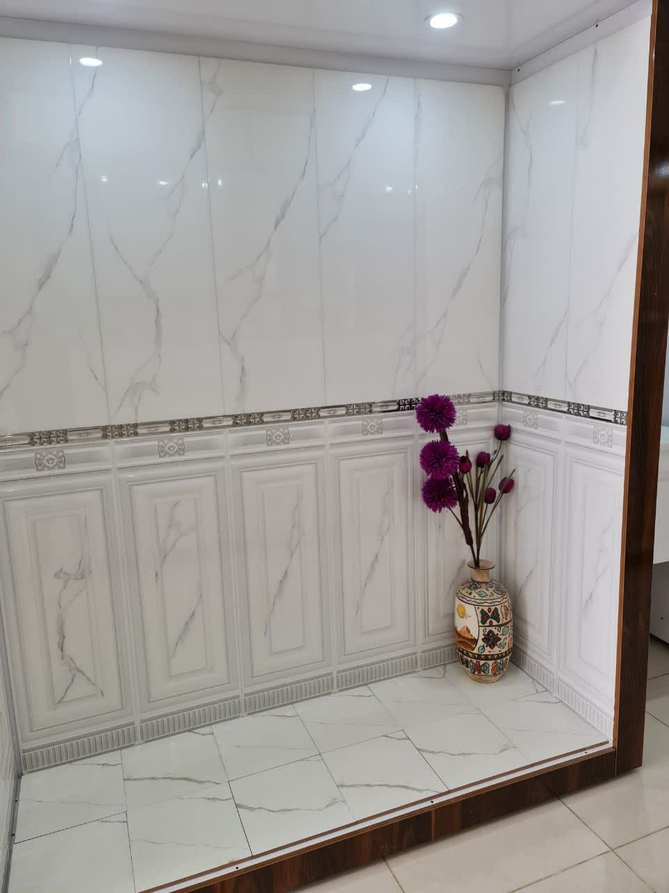 سرامیک ۱۰۵*۳۵ دکور کلکته SA صدفی شرکت کاشی گلسرام اردکان   کاشی گلسرام اردکان