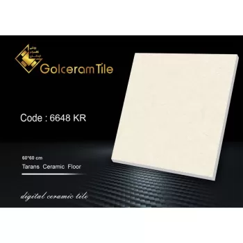 سرامیک کف ۶۰*۶۰ کد ۶۶۴۸ KR شرکت کاشی گلسرام اردکان  6648 KR